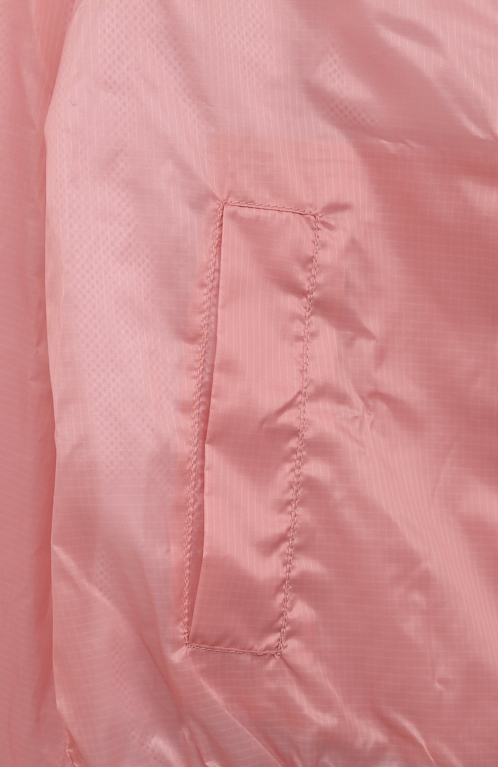 Детская ветровка MOSCHINO светло-розового цвета, арт. HUS03V/L3A71/5 | Фото 3 (Рукава: Длинные; Материал внешний: Синтетический материал; Материал подклада: Синтетический материал; Кросс-КТ: Ветровка)