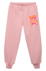 Детская комплект из свитшота и брюк MOSCHINO светло-розового цвета, арт. HUK039/LCA32/14 | Фото 5 (Девочки Кросс-КТ: Костюмы-спорт; Рукава: Длинные; Материал внешний: Хлопок)