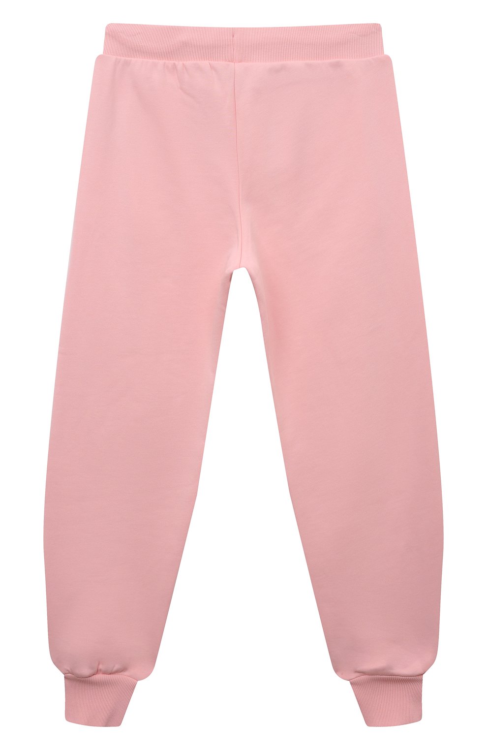 Детская комплект из свитшота и брюк MOSCHINO светло-розового цвета, арт. HUK039/LCA32/14 | Фото 6 (Девочки Кросс-КТ: Костюмы-спорт; Рукава: Длинные; Материал внешний: Хлопок)