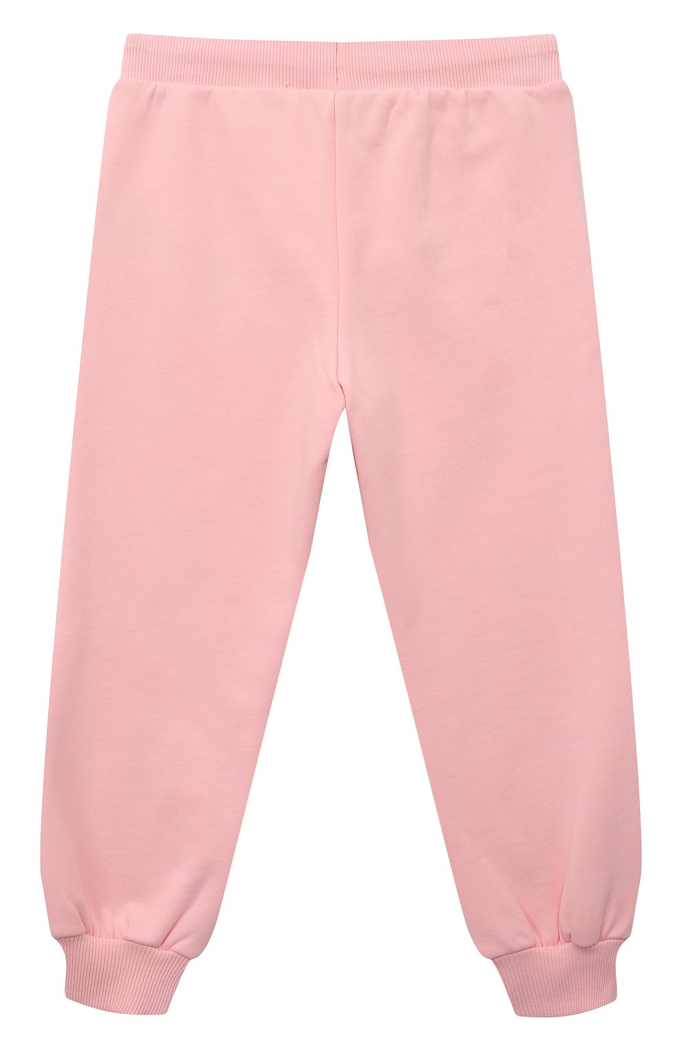 Детская комплект из свитшота и брюк MOSCHINO светло-розового цвета, арт. HUK039/LCA32/4 | Фото 6 (Девочки Кросс-КТ: Костюмы-спорт; Рукава: Длинные; Материал внешний: Хлопок)
