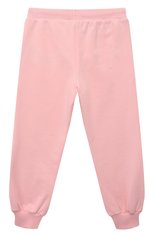 Детская комплект из св�итшота и брюк MOSCHINO светло-розового цвета, арт. HUK039/LCA32/4 | Фото 6 (Девочки Кросс-КТ: Костюмы-спорт; Рукава: Длинные; Материал внешний: Хлопок)