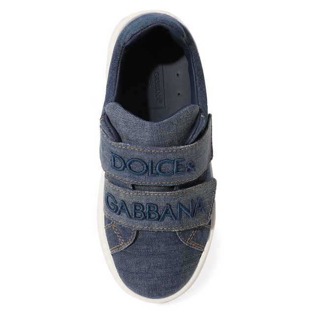 Текстильные кеды Dolce & Gabbana DA5113/AT254/29-36 Фото 4