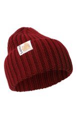 Женская шерстяная шапка LANVIN бордового цвета, арт. 6LCAPP/U7033 | Фото 1 (Материал: Текстиль, Шерсть)