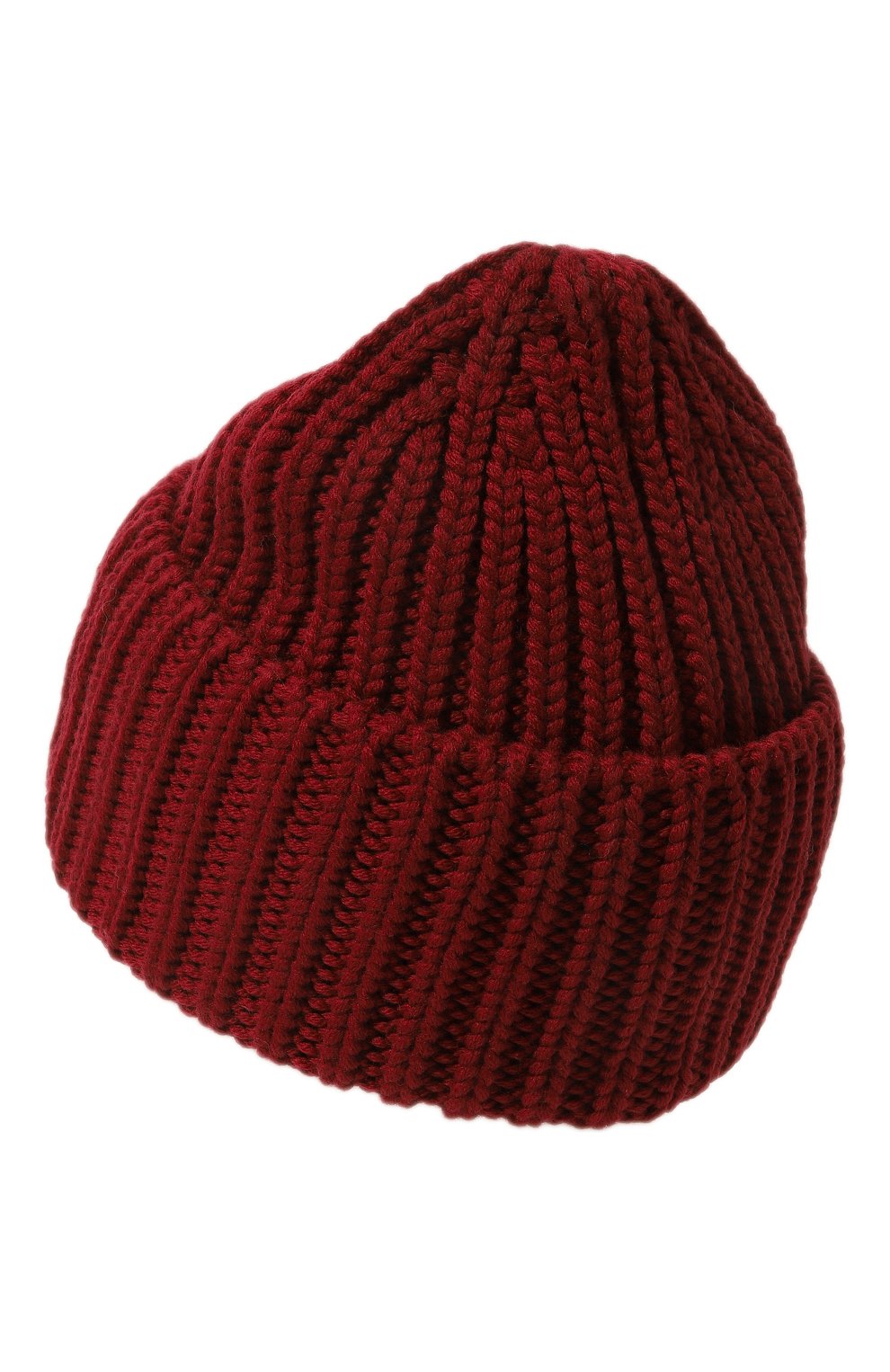 Женская шерстяная шапка LANVIN бордового цвета, арт. 6LCAPP/U7033 | Фото 3 (Материал: Текстиль, Шерсть)