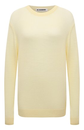 Женский шерстяной свитер JIL SANDER желтого цвета по цене 49950 руб., арт. J40GP0047-J14524 | Фото 1