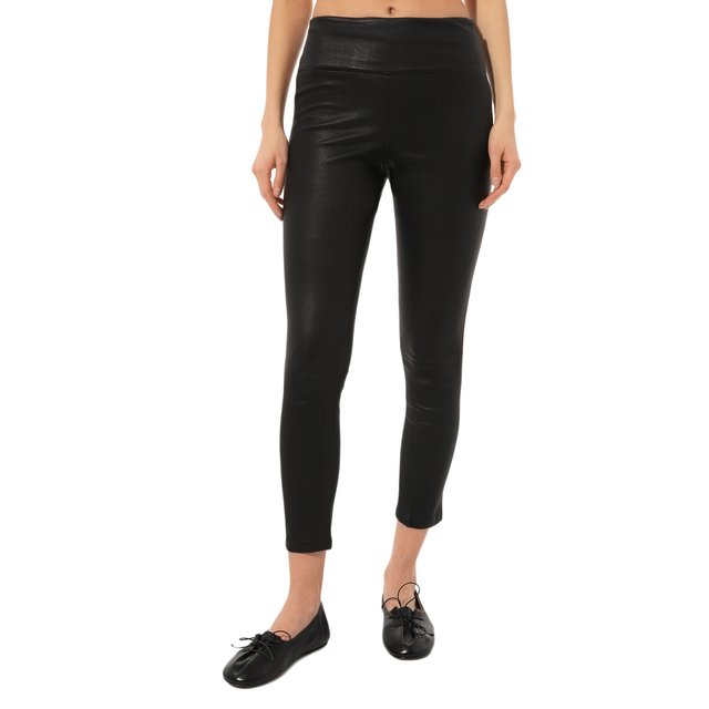 фото Кожаные брюки theory