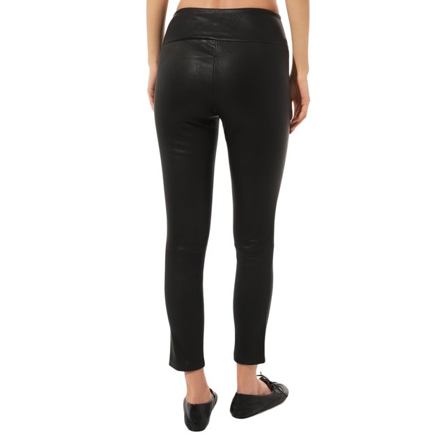 фото Кожаные брюки theory