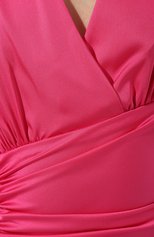 Женское платье PINKO розового цвета, арт. 100229-A0J1 | Фото 5 (Случай: Коктейльный; Рукава: Длинные; Стили: Гламурный; Длина Ж (юбки, платья, шорты): Мини; Материал внешний: Синтетический материал; Материал подклада: Синтетический материал; Женское Кросс-КТ: Платье-одежда)