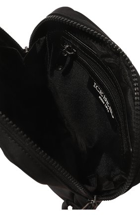 Мужская текстильная сумка ICEBERG черного цвета, арт. P1P/720H/6905 | Фото 5 (Ремень/цепочка: На ремешке; Материал: Текстиль; Размер: small)