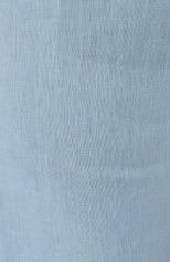 Женские льняные брюки 120% LINO голубого цвета, арт. Y0W2297/0115/000 | Фото 5 (Женское Кросс-КТ: Брюки-пляжная одежда, Брюки-одежда; Силуэт Ж (брюки и джинсы): Широкие; Длина (брюки, джинсы): Стандартные; Материал внешний: Лен; Стили: Минимализм)