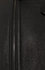 Мужская дубленка из овчины DESA черного цвета, арт. K13355 | Фото 5 (Рукава: Длинные; Материал внешний: Н атуральный мех, Натуральная кожа; Длина (верхняя одежда): Короткие; Стили: Кэжуэл)