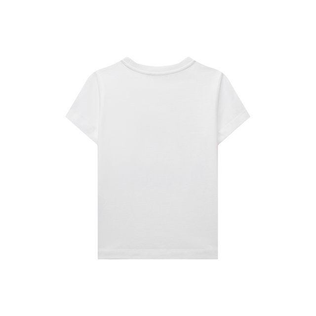 Хлопковая футболка Moschino HUM04C/LAA01/4-8 Фото 2