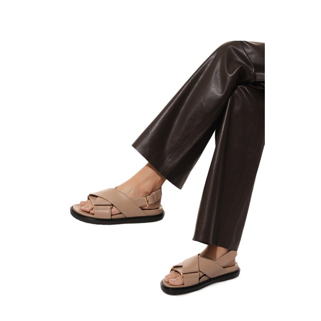 фото Кожаные сандалии marni