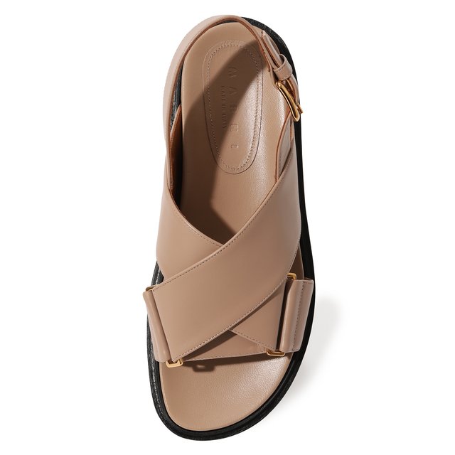 фото Кожаные сандалии marni