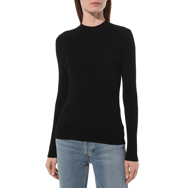 Пуловер из вискозы BOSS 50489430, цвет чёрный, размер 44 - фото 3