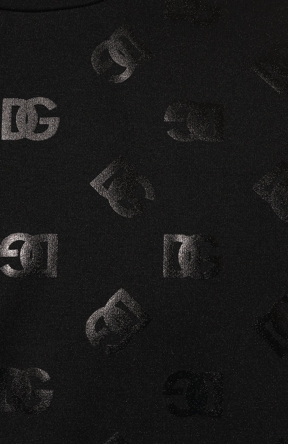 Мужская футболка DOLCE & GABBANA черного цвета, арт. G8P01T/FUGK4 | Фото 5 (Рукава: Короткие; Материал внешний: Синтетический материал, Хлопок; Принт: С принтом; Длина (для топов): Удлиненные; Стили: Спорт-шик)