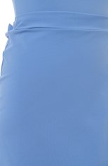 Женская юбка-парео LISE CHARMEL голубого цвета, арт. ASA6515 | Фото 5 (Женское Кросс-КТ: Юбка-пляжная одежда; Длина Ж (юбки, платья, шорты): Мини; Материал внешний: Синтетический материал; Стили: Романтичный)