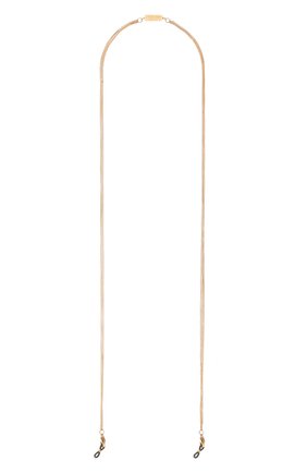 Женские цепочка для очков CAROLINE ABRAM золотого цвета, арт. CHAINETTE TRI0 METALL TRIPLE G0LD | Фото 1 (Тип очков: Цепочка; Материал: Металл)