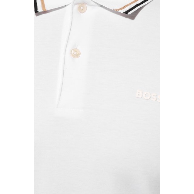 фото Хлопковое поло boss