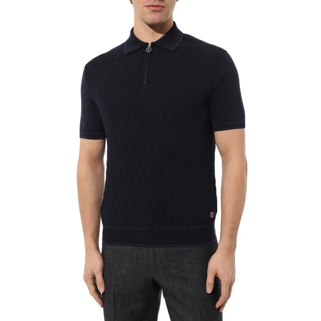 фото Поло из шелка и хлопка stefano ricci