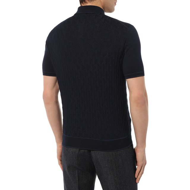 фото Поло из шелка и хлопка stefano ricci