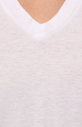 Мужская хлопковая футболка JAMES PERSE белого цвета, арт. MKJ3361/WHT | Фото 5 (Принт: Без принта; Рукава: Короткие; Длина (для топов): Стандартные; Материал внешний: Хлопок; Стили: Кэжуэл)