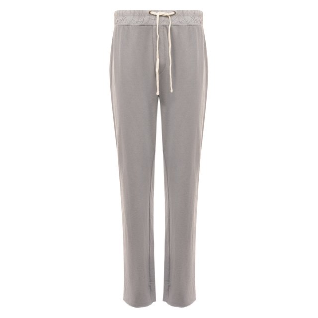 Хлопковые брюки James Perse MXA1352/FOG, цвет серый, размер 48