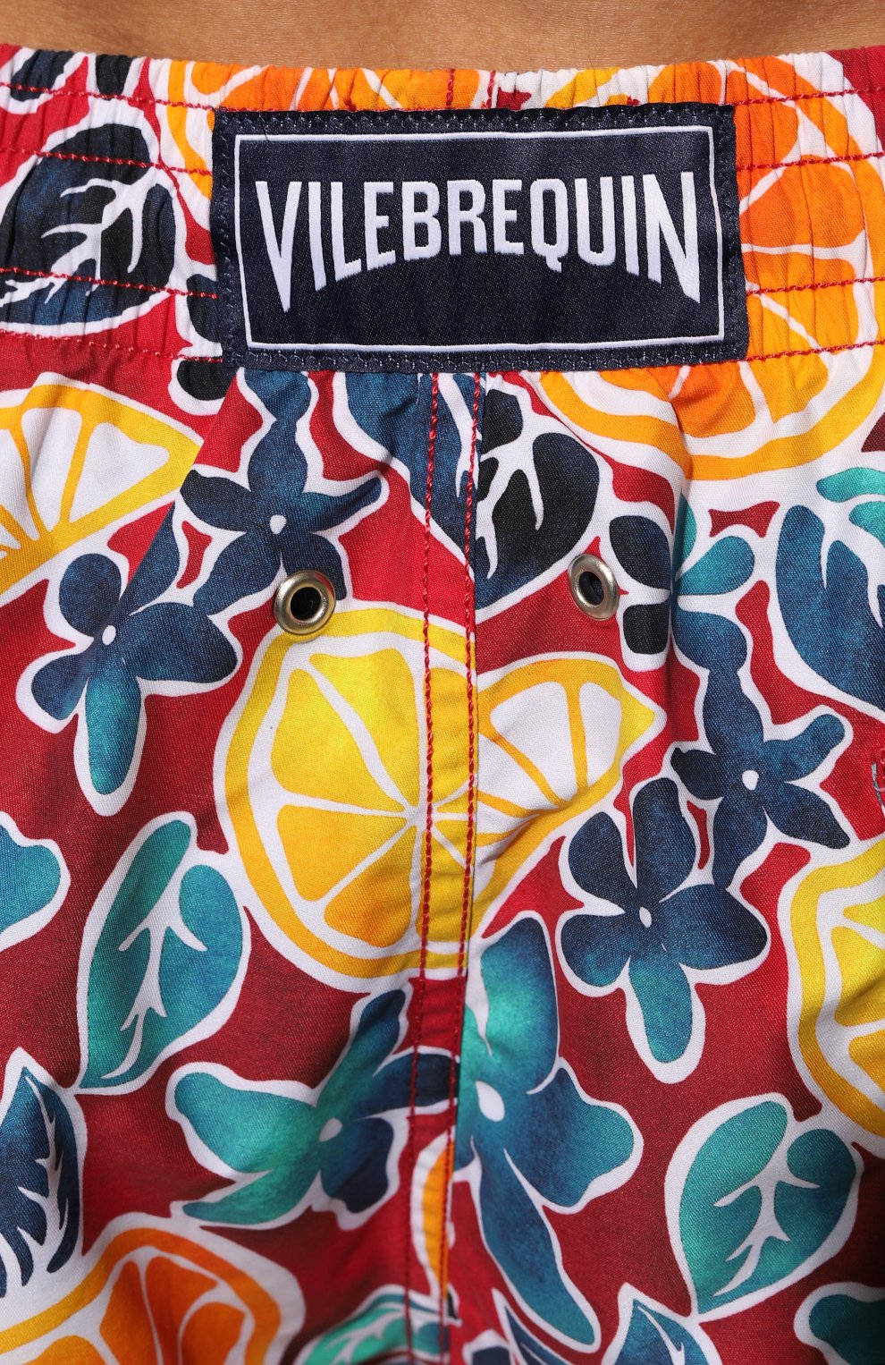 Мужские плавки-шорты VILEBREQUIN разноцветного цвета, арт. MOOC3B94/256 | Фото 4 (Материал внешний: Синтетический материал; Принт: С принтом; Мужское Кросс-КТ: плавки-шорты)