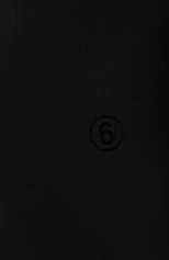Женское боди MM6 черного цвета, арт. S52NA0054/S20518 | Фото 5 (Рукава: Длинные; Материал внешний: Синтетический материал; Стили: Минимализм; Женское Кросс-КТ: Боди-одежда)