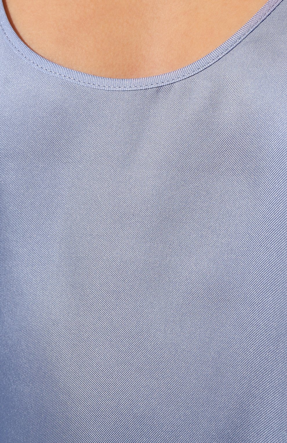 Женский шелковый топ GIORGIO ARMANI голубого цвета, арт. 3SHCC04X/T03NP | Фото 5 (Материал внешний: Шелк; Длина (для топов): Стандартные; Рукава: Без рукавов; Стили: Романтичный)