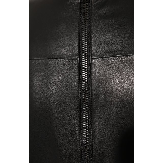 фото Кожаная куртка emporio armani