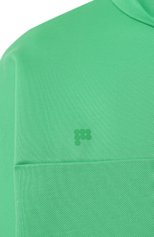 Мужского хлопковая толстовка PANGAIA зеленого цвета, арт. Organic Cotton Funnel Neck Zipped Jacket JOF0012 | Фото 9 (Стили: Спорт-шик; Женское Кросс-КТ: Толстовка-одежда, Кардиган-одежда)
