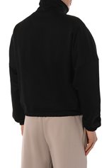 Мужского хлопковая толстовка PANGAIA черного цвета, арт. Organic Cotton Funnel Neck Zipped Jacket JOF0012 | Фото 8 (Стили: Спорт-шик; Женское Кросс-КТ: Толстовка-одежда, Кардиган-одежда)