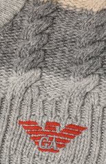 Детского шапка-балаклава EMPORIO ARMANI оранжевого цвета, арт. 404404/2F491 | Фото 3 (Материал: Текстиль, Вискоза)