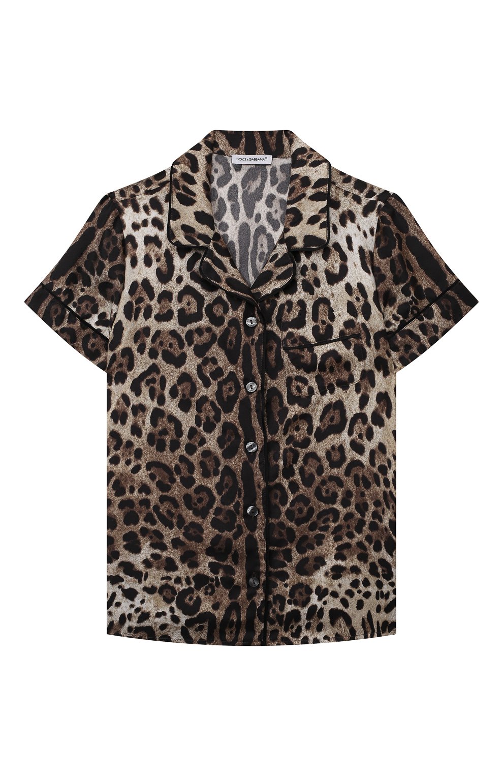 Шелковая блузка Dolce & Gabbana L53S92/G7I2K/8-14