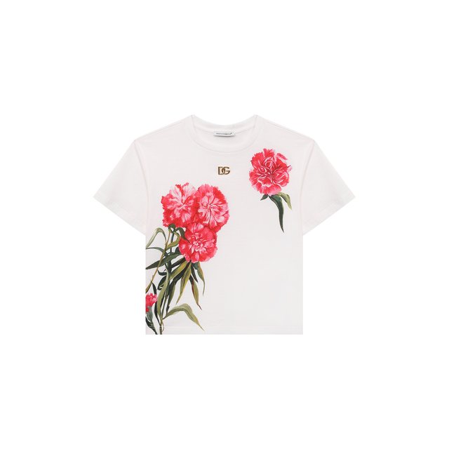 Хлопковая футболка Dolce & Gabbana L5JTHW/G7G9T/2-6