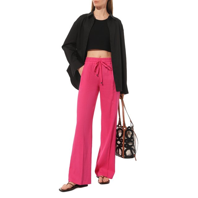 фото Брюки изо льна и вискозы kiton