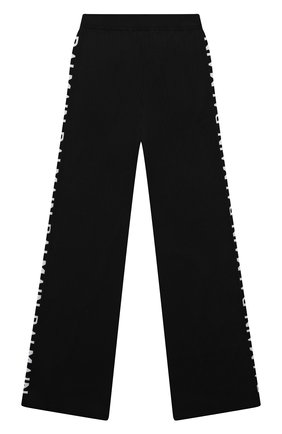 Мужского хлопковые брюки BALMAIN черного цвета, арт. BS6A30 | Фото 2