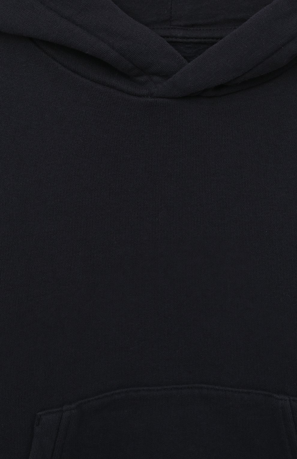Детский хлопковое худи C.P. COMPANY темно-синего цвета, арт. 13CKSS018A-003878W | Фото 3 (Рукава: Длинные; Мальчики Кросс-КТ: Худи-одежда; Материал внешний: Хлопок)