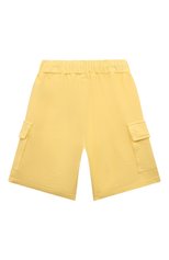 Детские хлопковые шорты IL GUFO желтого цвета, арт. P23PB155MF700/2A-4A | Фото 2 (Случай: Повседневный; Материал внешний: Хлопок)