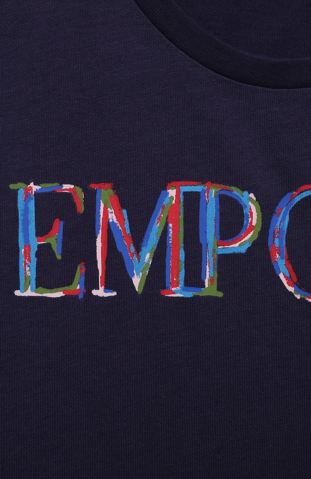 Хлопковая футболка Emporio Armani 3R3T01/4J54Z Фото 3