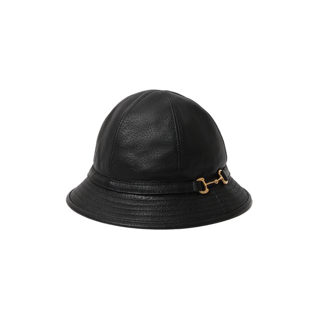 Кожаная шляпа Gucci 666600 4HAK5