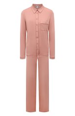 Женская пижама из вискозы LA PERLA светло-розового цвета, арт. 0055740 | Фото 1 (Материал внешний: Вискоза)