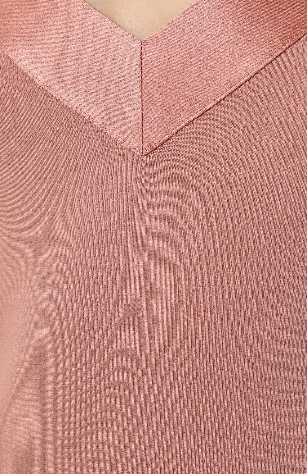 Женская сорочка из вискозы LA PERLA светло-розового цвета, арт. 0055770 | Фото 5 (Материал внешний: Вискоза)