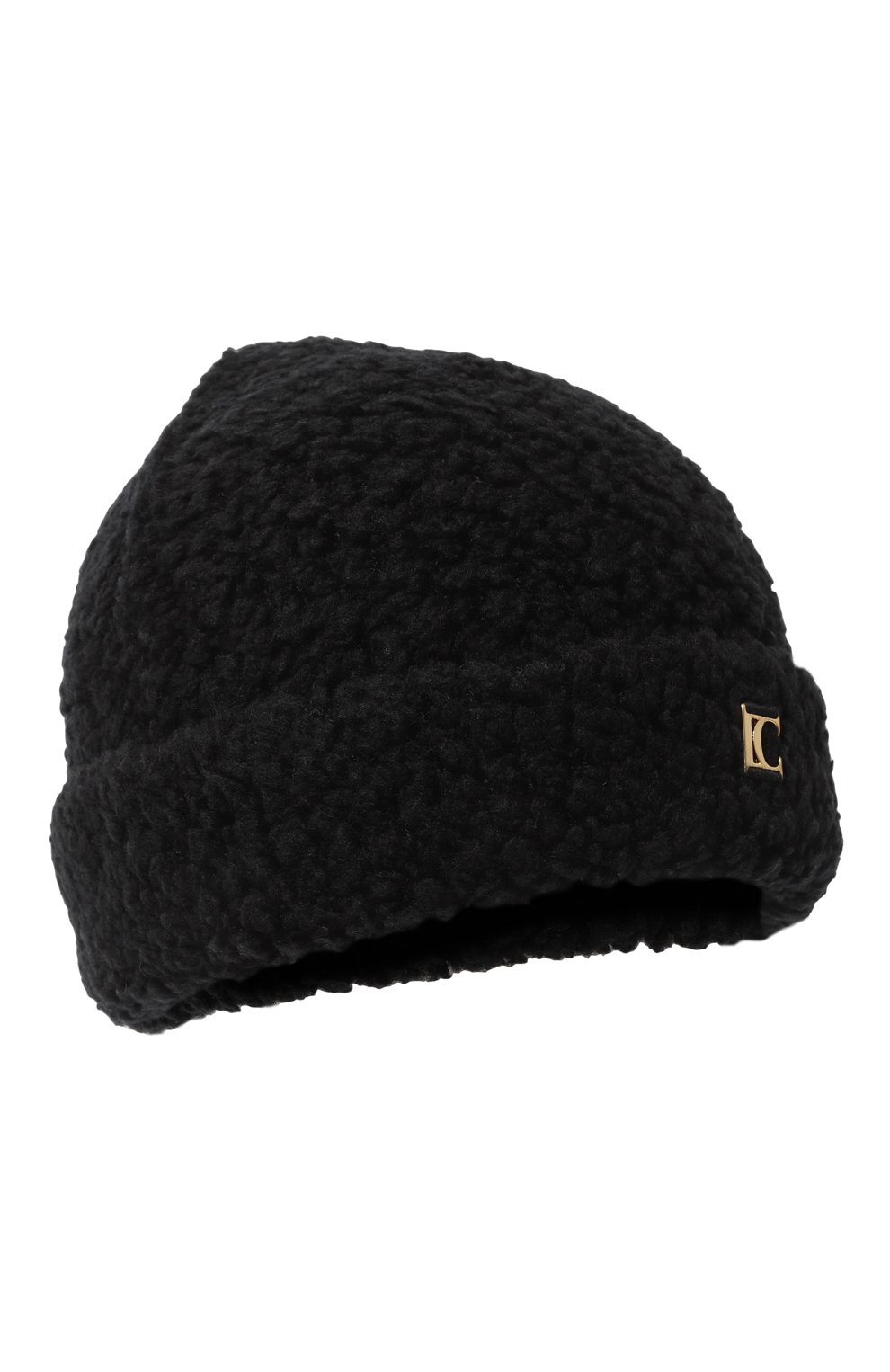 Женская шерстяная шапка LOW CLASSIC черного цвета, арт. L0W22FW_KN40BK | Фото 1 (Материал: Текстиль, Шерсть, Синтетический материал)