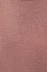 Женский топ из кашемира и шелка BRUNELLO CUCINELLI светло-розового цвета, арт. M41810000 | Фото 5 (Материал внешний: Шерсть, Кашемир; Рукава: Короткие; Длина (для топов): Стандартные; Стили: Кэжуэл)