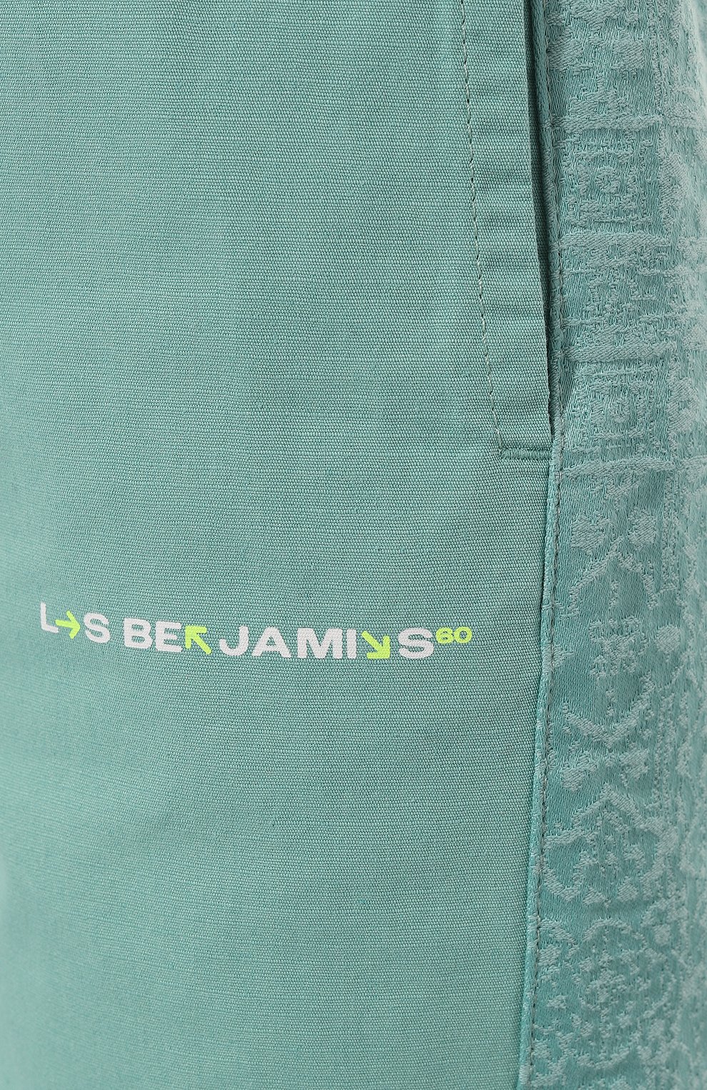 Хлопковые брюки Les Benjamins LB22FWGASFUTP-002 Фото 5