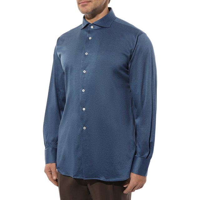 фото Хлопковая рубашка canali