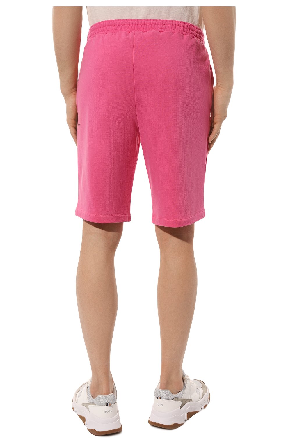 Мужского хлопковые шорты PANGAIA фуксия цвета, арт. 365 Long Shorts | Фото 7 (Случай: Повседневный; Принт: С принтом)