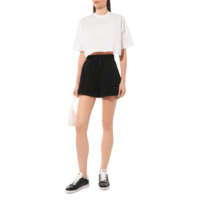 фото Хлопковые шорты prada